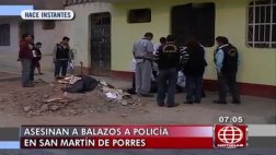 Policía fue asesinado a balazos cerca de Municipalidad de SMP