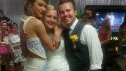 Taylor Swift sorprendió a una fanática recién casada