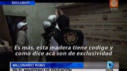 Denuncian millonario robo de materiales en almacén del Minedu