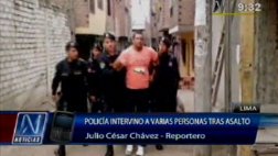Policía intervino a 11 personas en quinta del Jr. Cárcamo