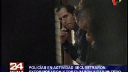 Caen tres policías acusados de secuestro, tortura y extorsión