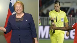 Michelle Bachelet bromeó con arbitraje de Víctor Hugo Carrillo