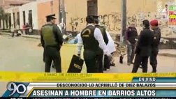 Acribillan a joven de 10 disparos a cinco cuadras del Congreso