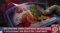 Golosinas bamba: así se preparaban dulces en fábrica de Ate