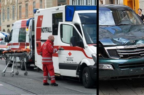 Austria: Mató a 3 tras arrollar con su auto a una multitud