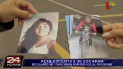 Adolescentes que se conocieron en Facebook huyeron de sus casas
