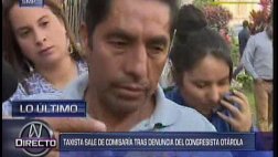 Fredy Otárola: taxista quedó en libertad y reiteró inocencia