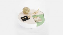 Todo en orden: una mesa de café perfecta para almacenar objetos