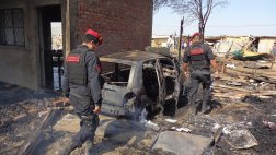 Incendio consume nueve casas y un auto en asentamiento de Piura