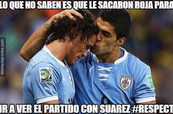 Chile vs. Uruguay: Gonzalo Jara y Cavani protagonistas de memes
