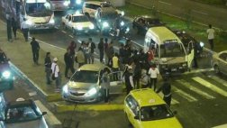Surco: combi causó triple choque que dejó doce heridos