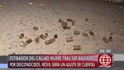 Callao: acribillan de 16 balazos a estibador en Bellavista