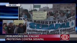 Callao: vecinos bloquearon Av. Gambetta en protesta a Sedapal