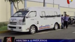 Lince: asaltan a pasajeros al interior de combi en Av. Arenales