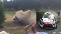 Rally de Polonia: terrible accidente de Kris Meeke