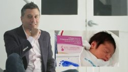 Mathías Brivio compartió la primera imagen de su tercer hijo