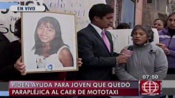 VES: joven quedó parapléjica tras sufrir asalto en mototaxi