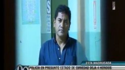 Policía separó a capitán que manejó ebrio y causó accidente