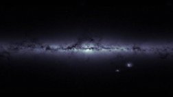 Satélite toma inusual fotografía de la Vía Láctea