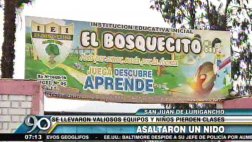 SJL: suspenden clases en nido tras robo de varios equipos