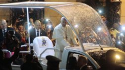 Papa Francisco tras larga jornada en Paraguay: "No puedo más"