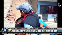 Crimen en fiesta infantil: un muerto y un menor herido