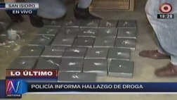 San Luis: decomisan 90 paquetes de droga camuflados en camión