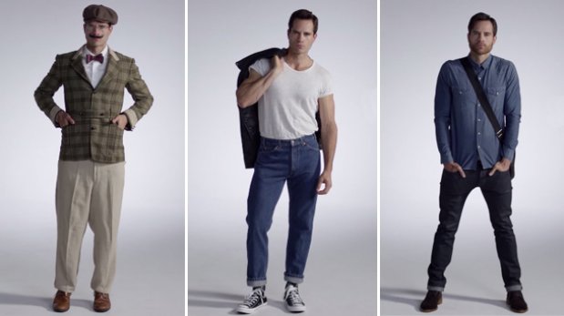 Cien años de cambios en la moda masculina resumidos en un video