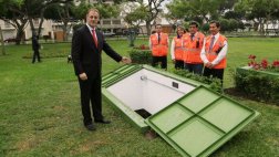 Miraflores tiene almacenes debajo de parques para emergencias