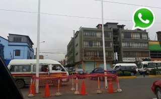 WhatsApp: hicieron desfile y dejaron esto en plena Av. Angamos
