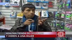 En tres minutos delincuentes robaron tres mil soles en San Luis