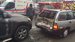 La Victoria: múltiple choque dejó 15 pasajeros heridos