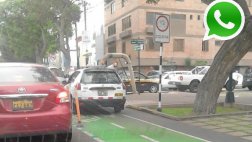 WhatsApp: señor conductor, las ciclovías no son para los carros