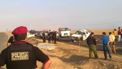 Policía que trasladaba a detenido murió en accidente vehicular