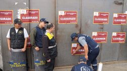 La Victoria: municipio cerró una galería y locales de Gamarra