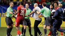México vs. Panamá: árbitro 'huyó' así del polémico partido