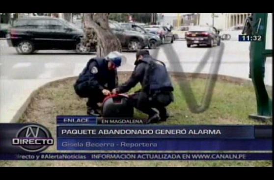 Magdalena: se interrumpió el tránsito por falso paquete bomba