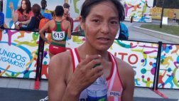 Inés Melchor decidió correr contra la recomendación del médico