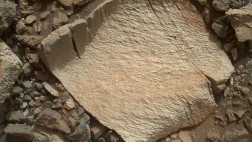 Curiosity encuentra extraña roca de sílice en Marte
