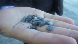 Volcán Ubinas arrojó estos fragmentos de roca tras explosión