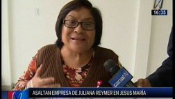 Juliana Reymer: sus empresas en Jesús María fueron asaltadas