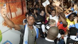 Drogba llega a Montreal en plan superestrella y genera delirio