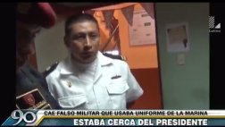 Parada Militar: detuvieron a falso marino cerca de Humala