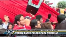 Detienen a mujer por vender invitaciones para Parada Militar