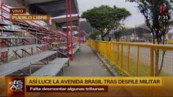 Av. Brasil: tramo de vía auxiliar sigue cerrado al tránsito