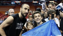 Manu Ginóbili, el último defensor de Lionel Messi