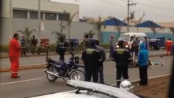 Lurín: camión arrolló y mató a dos serenos en Panamericana Sur