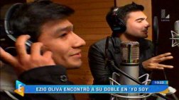 Karen Schwarz reunió a Ezio Oliva con su imitador de "Yo soy"