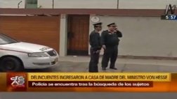 Surco: roban en casa de madre de ministro Milton Von Hesse