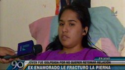 Chorrillos: mujer acusa a ex pareja de golpiza y fracturas